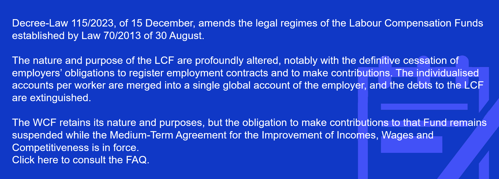 Frequently Asked Questions DL 115/2023